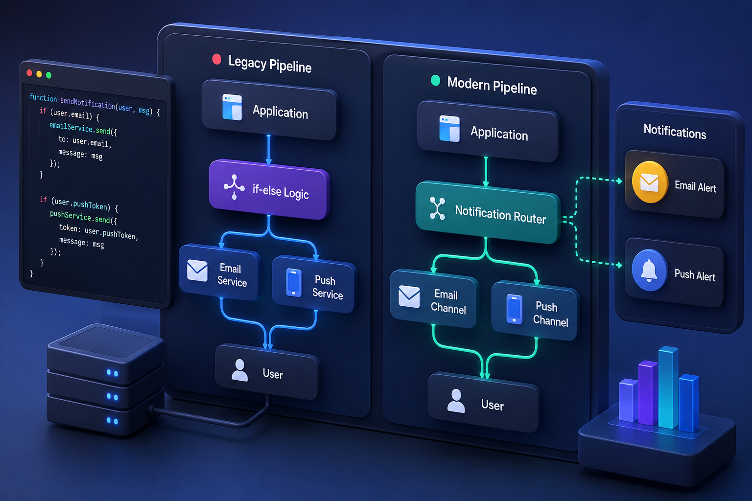 Knock vs Courier: Best Notification Engine for SaaS