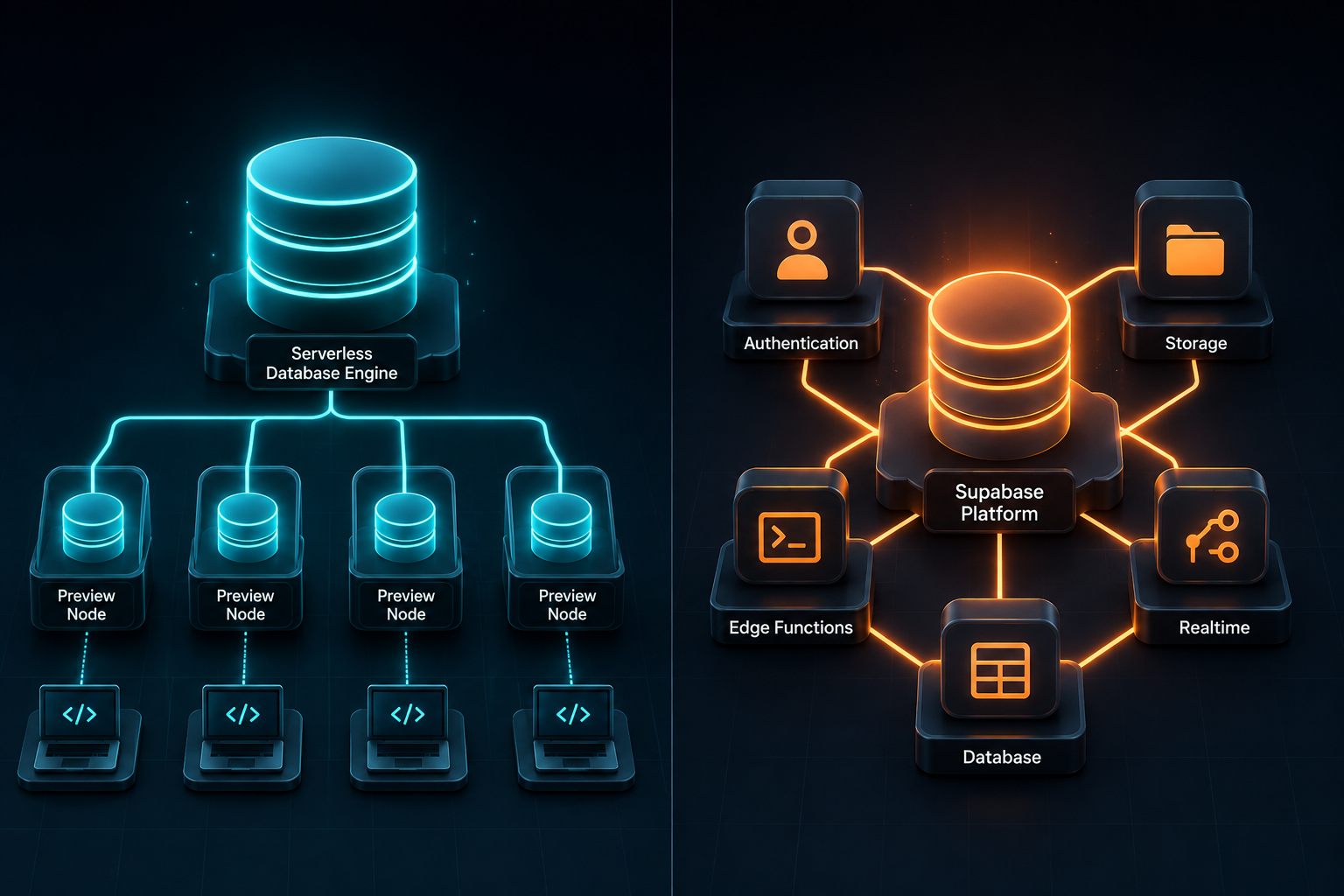 Neon vs Supabase: Serverless Postgres Comparison for SaaS