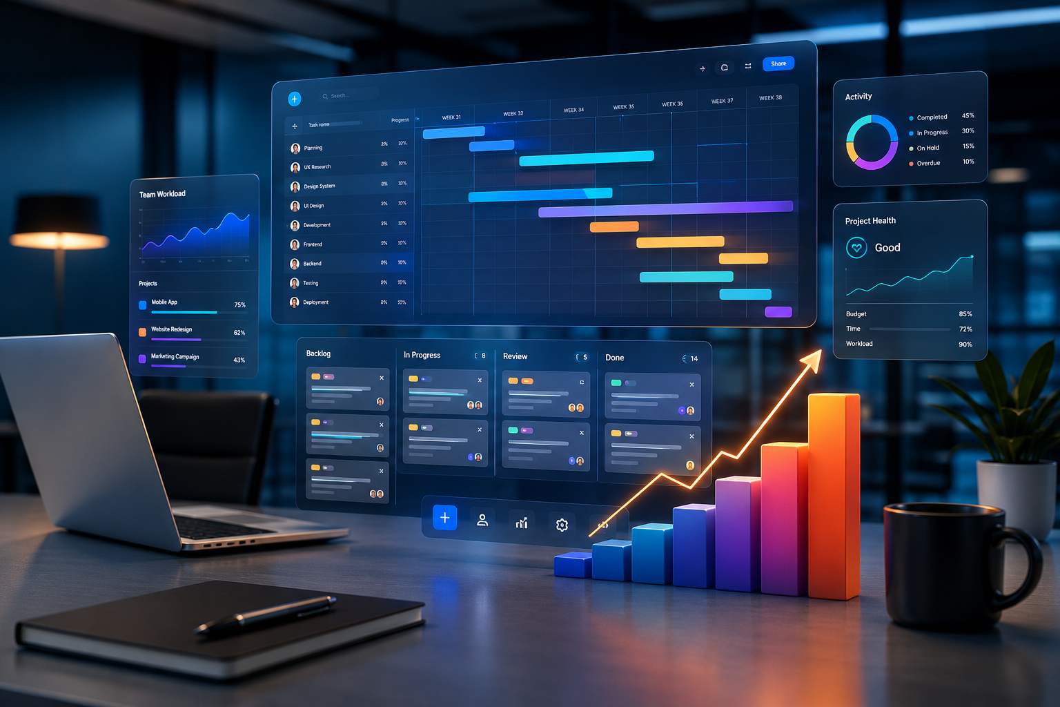 The Top 7 B2B Project Management Tools for Mid-Market Expansion